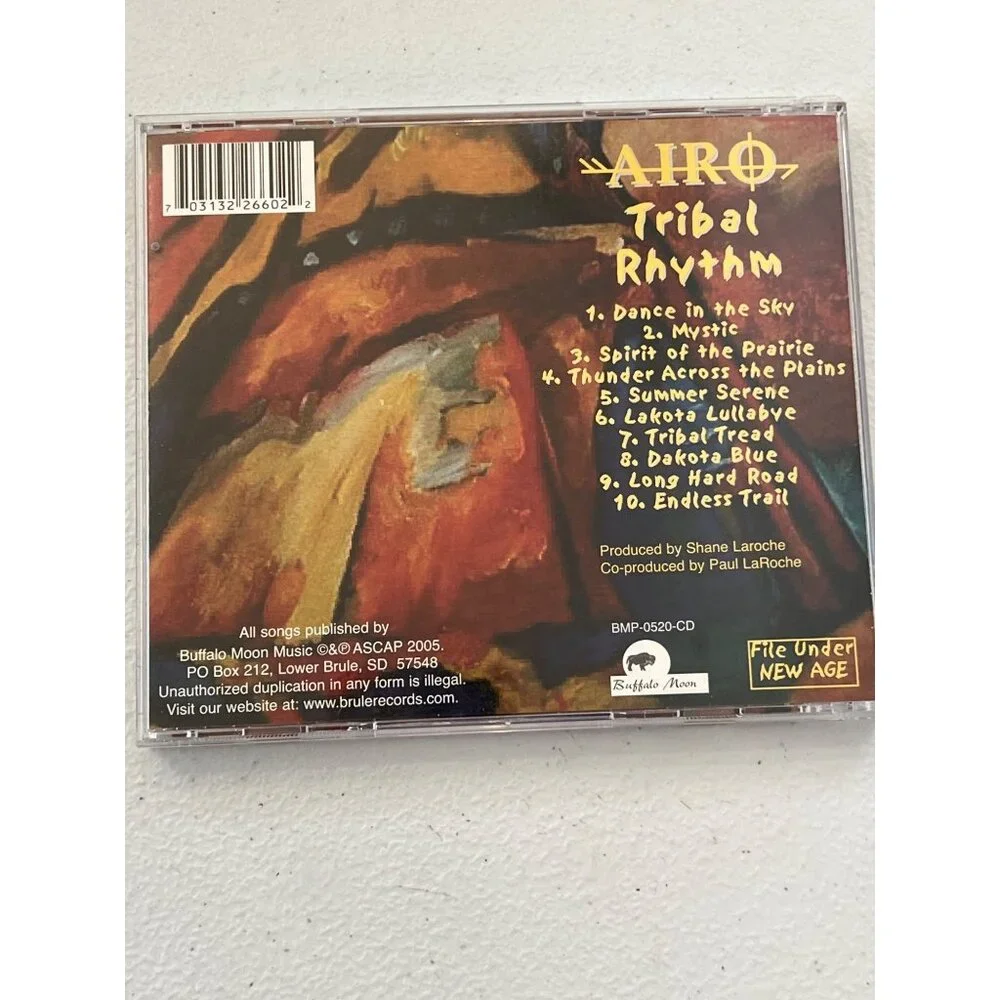 AIRO Tribal Rhythm CD Buffalo Moon Records 2005 New Age BMP-0520-CD Pre-Owned - Picture 5 of 5